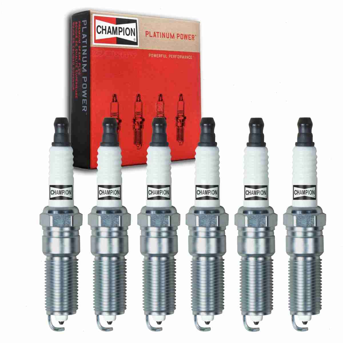 Amazon.com: 6 pc Champion Platinum Spark Plugs compatible with